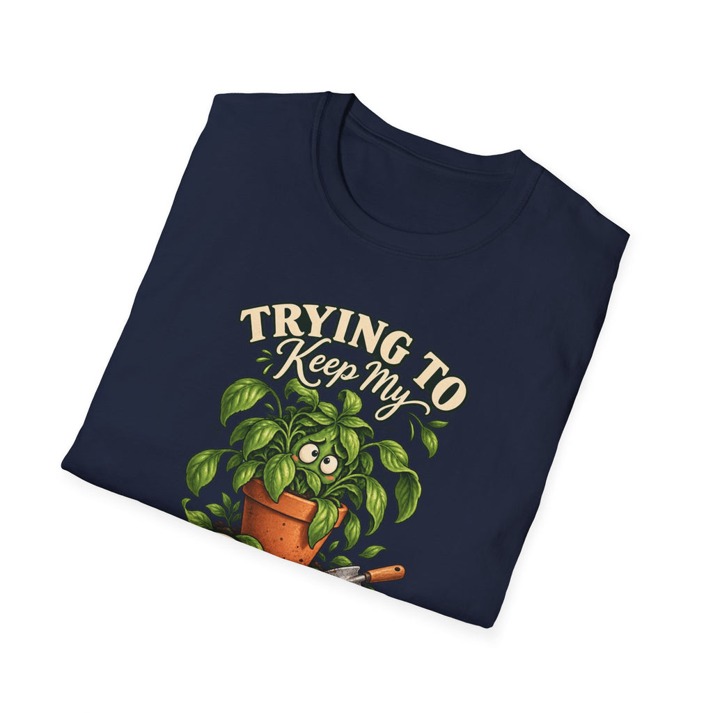 Trying to Keep My Basil Together Plant Lover T-Shirt