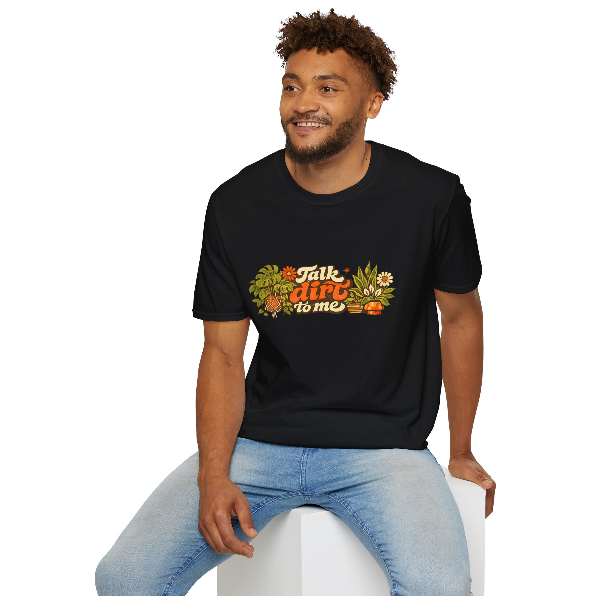 Talk Dirt To Me T-Shirt — Garden Pun Graphic Tee