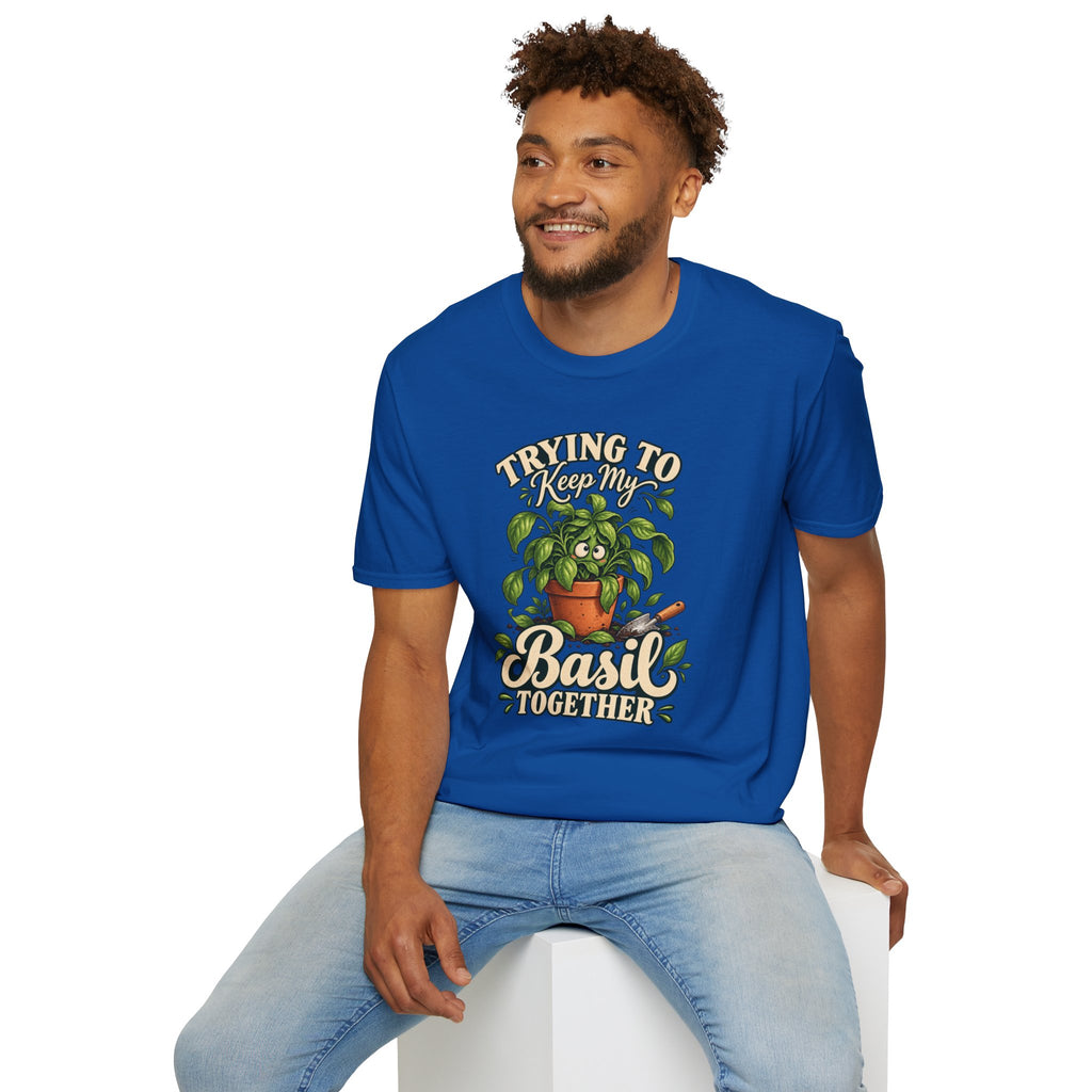 Trying to Keep My Basil Together Plant Lover T-Shirt