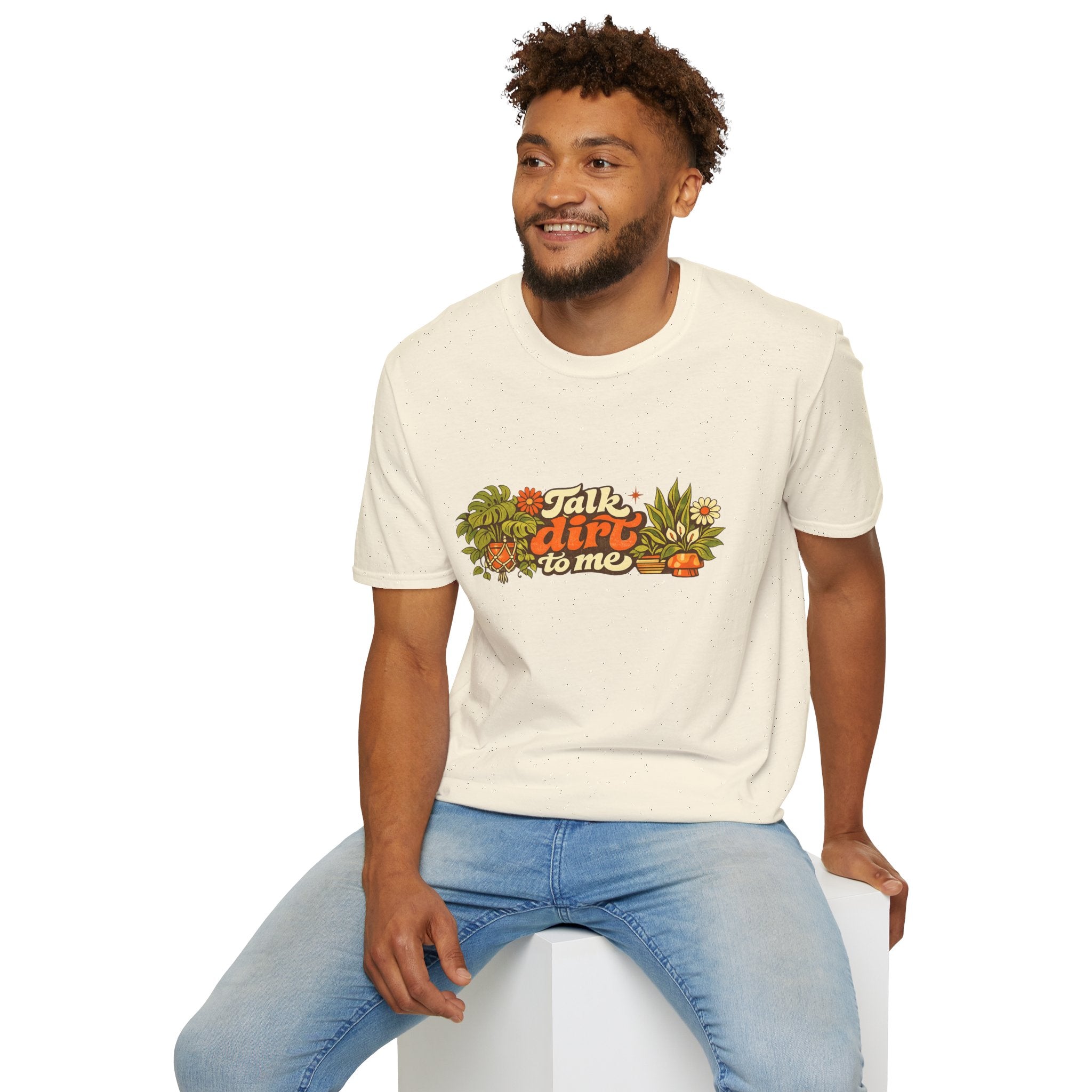 Talk Dirt To Me T-Shirt — Garden Pun Graphic Tee