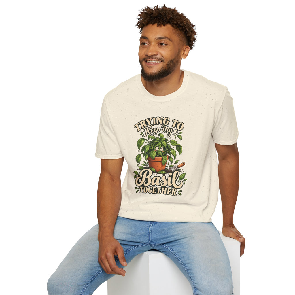 Trying to Keep My Basil Together Plant Lover T-Shirt