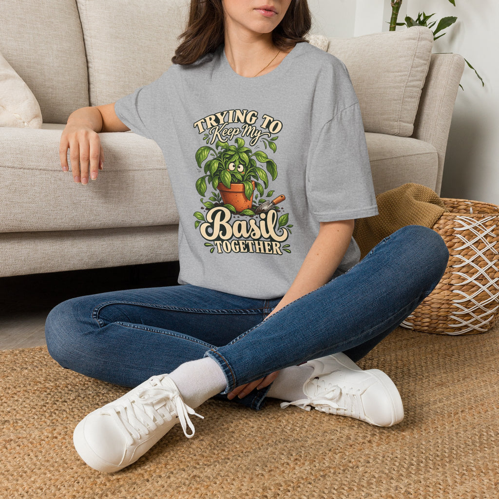 Trying to Keep My Basil Together Plant Lover T-Shirt
